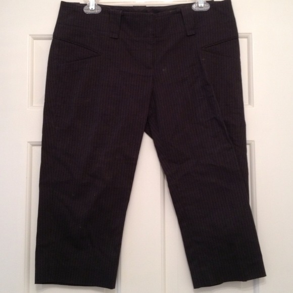 Halogen pinstripe Capri pants