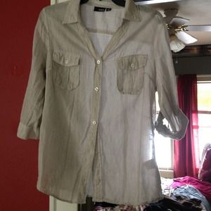 Linen 3/4 shirt