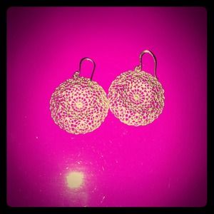 Stella & Dot Silver Earrrings