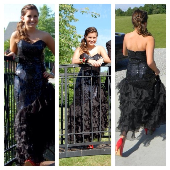 Black prom dress
