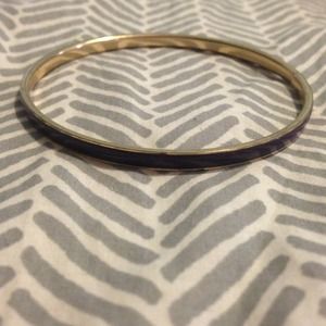 Purple and Gold Enamel Bracelet