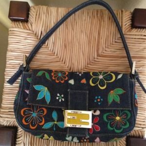 Fendi embroider purse! Gently used.