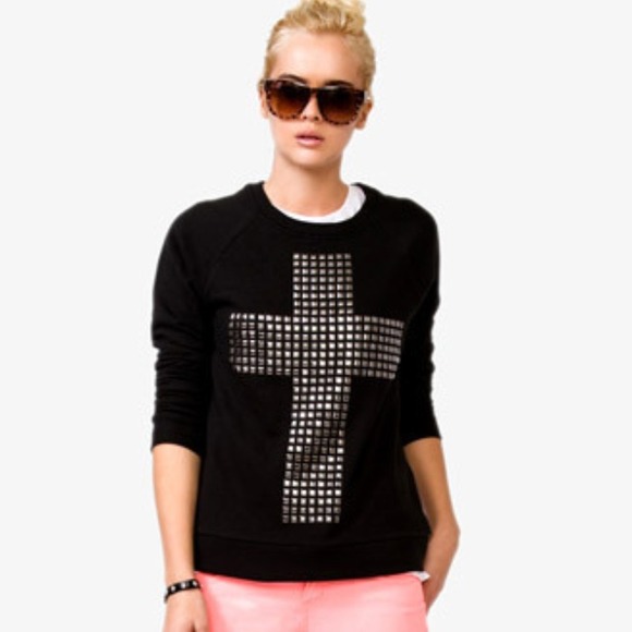 French terry cross pullover NO TRADES