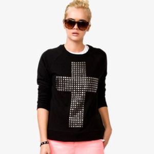 French terry cross pullover NO TRADES