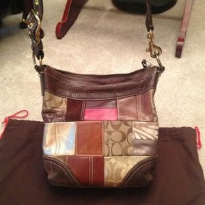 SOLD!! Patchwork crossbody catch bag