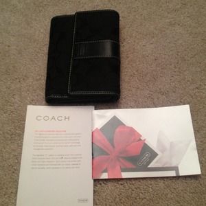 Black coach wallet