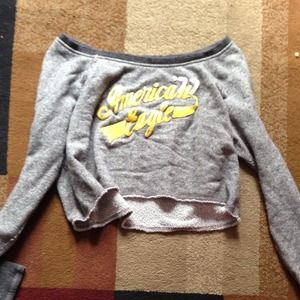 American Eagle half top sweater