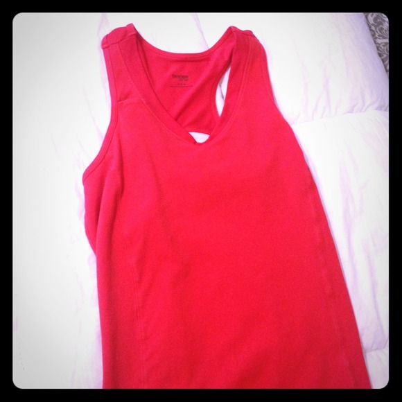Pink workout shirt