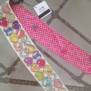 Bundle of Coach scarf, docker sandals and bracelet