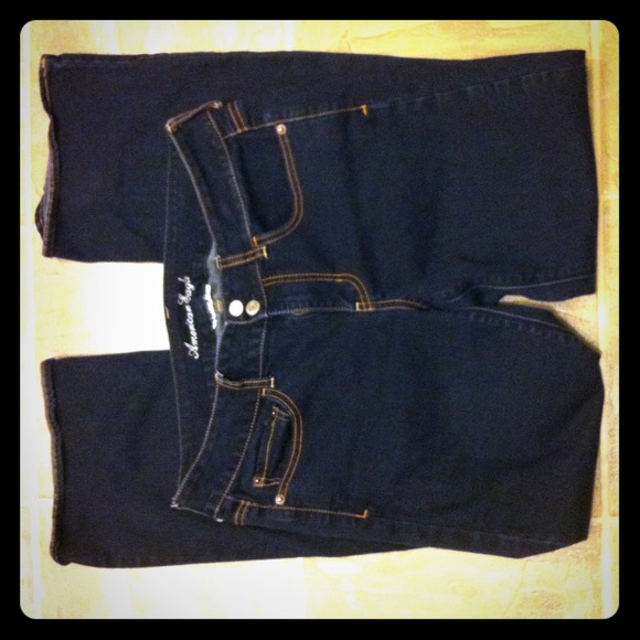 *SOLD* American Eagle dark boot cut stretch jeans