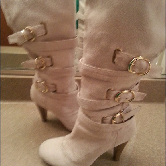 Ivory boots
