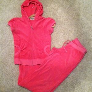 Juicy Couture track suit.