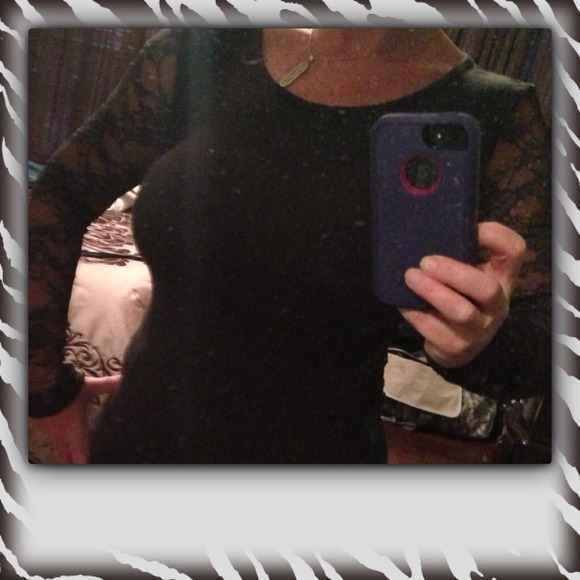 ⛔Sexy dark grey lace shirt⛔sold⛔