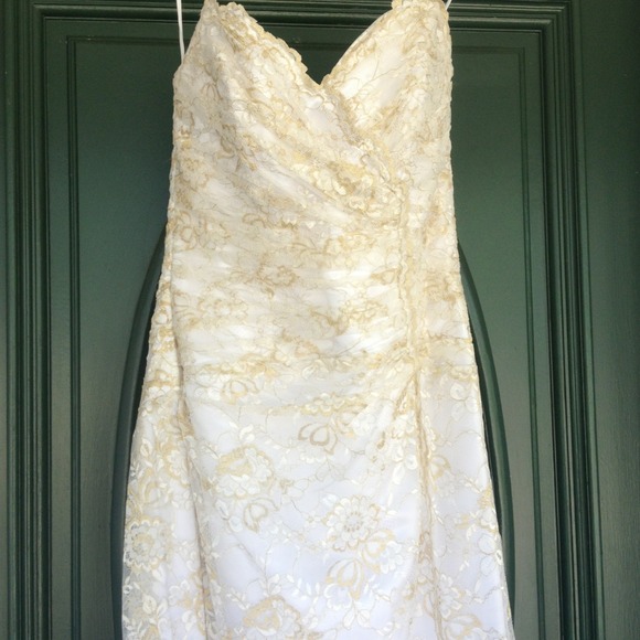 RESERVED Formal dress used for prom or wedding!