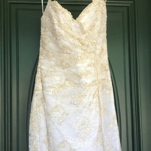 RESERVED Formal dress used for prom or wedding!