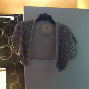 Short sleeve cropped jacket