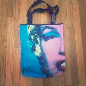 Andy Warhol Marilyn Monroe Vinyl Tote Bag