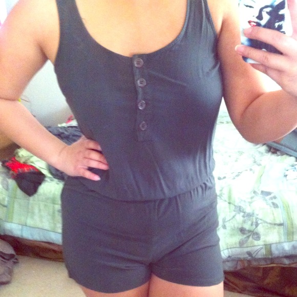 Olive Green Romper
