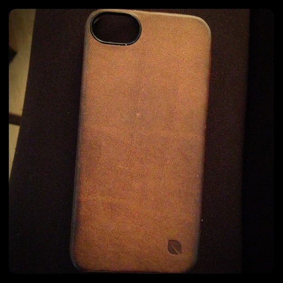 Leather iPhone 5 Snap Case