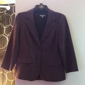 Purple houndstooth blazer