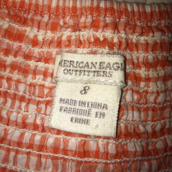 Orange and white tank top - Picture 3 of 3