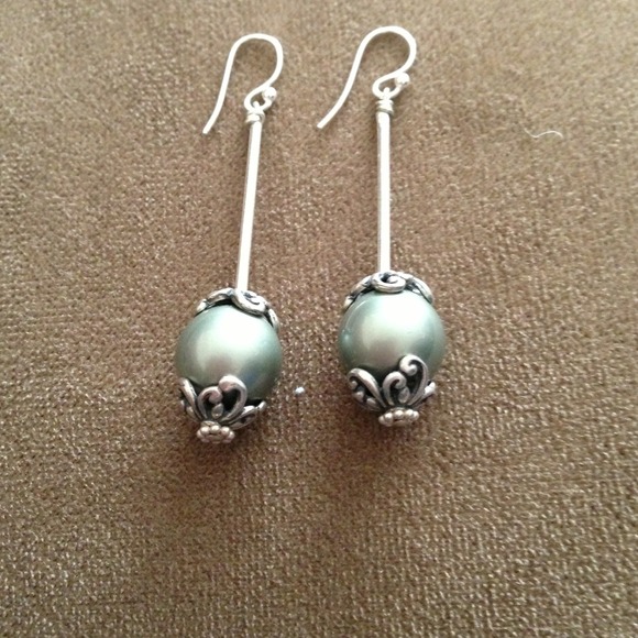 Jewelry - On hold.Bundle of Pearl earrings and lip treatment