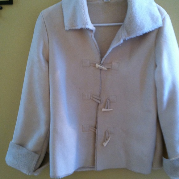 Winter white coat