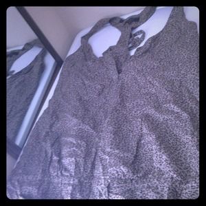 Leopard body suit short.
