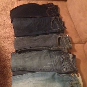 Bundle of different skinny jeans