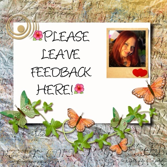 🌺Please leave your feedback here!🌺