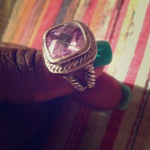 Purple stone ring