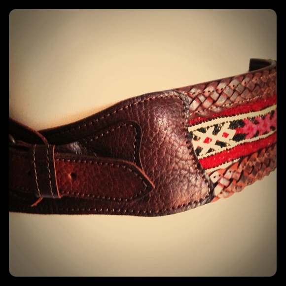 Motif 56 tribal woven detail belt