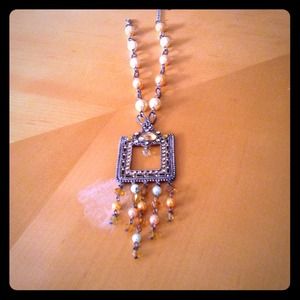 Vintage faux pearl necklace