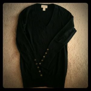 Ann Taylor black v-neck sweater