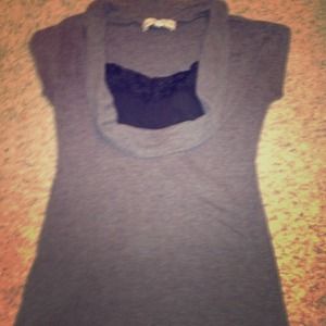 TRADED❌⭕🚫🚫✅✅Gray/black shirt. Looks great