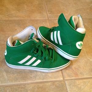 Celtic Green High Top Addidas