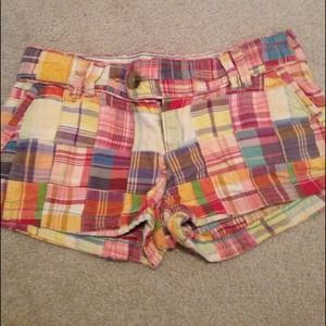 Plaid shorts