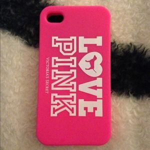 PINK Victoria's Secret Soft Case for iPhone 4