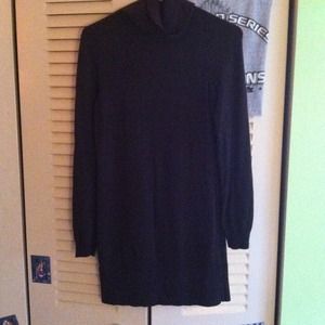 Dark Brown Sweater Dress