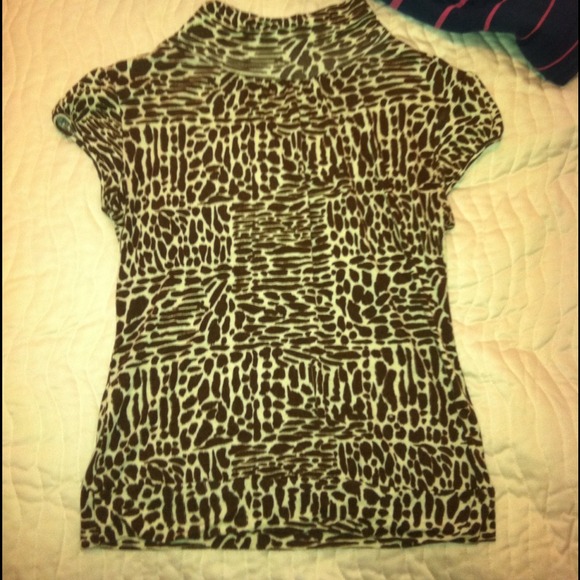 Mock turtle neck shirt