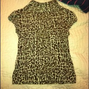 Mock turtle neck shirt