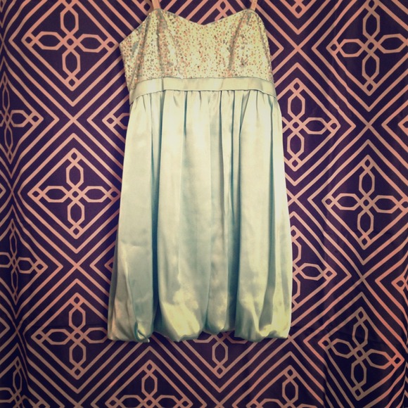 Baby blue homecoming dress!