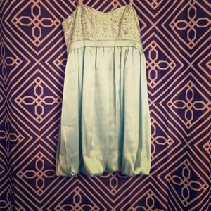 Baby blue homecoming dress!