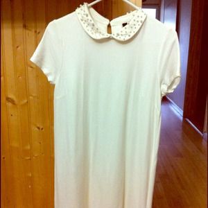 Pearl Collared Dress