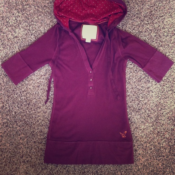 American Eagle Outfitters Hooded Top - Medium