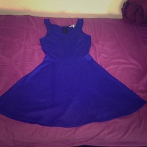 Blue cocktail dress