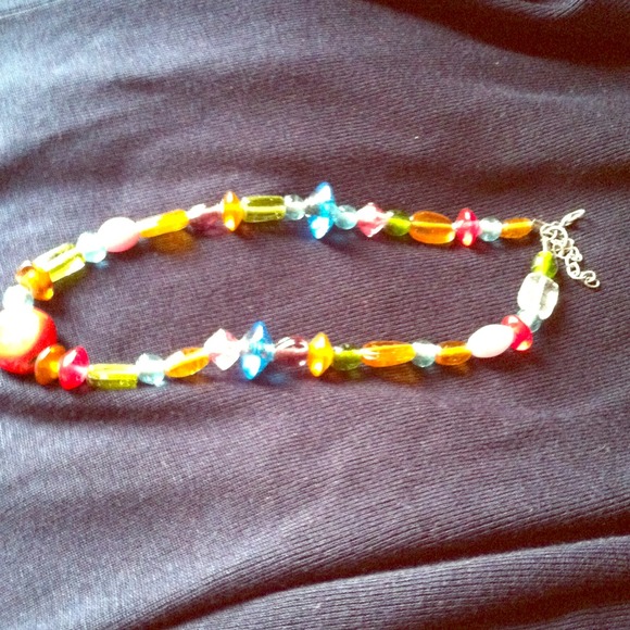 Glass beaded necklace!
