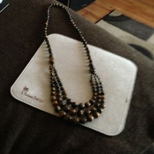 Tigers eye stone neclace