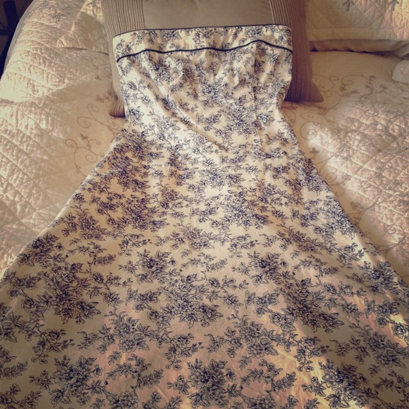 Strapless summer dress