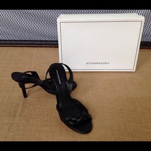 BCBG MAXAZRIA braided 4 inch Mirna Heels